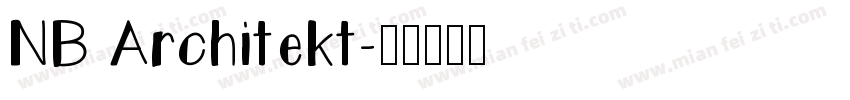 NB Architekt字体转换